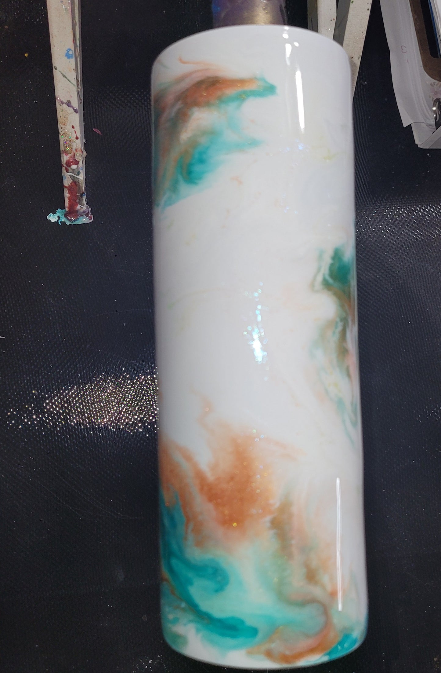 20 oz. Ink Swirl tumbler