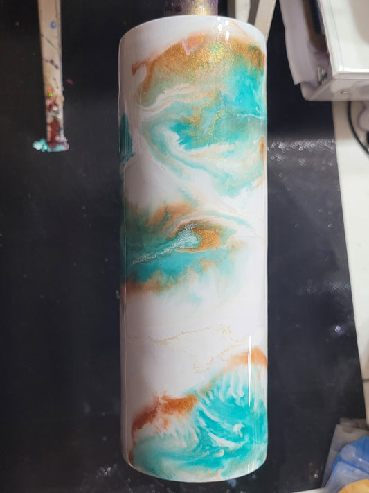 20 oz. Ink Swirl tumbler