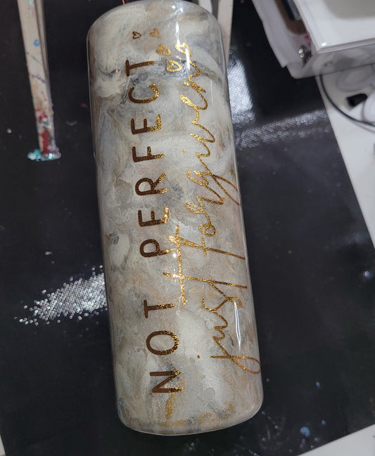 20 oz. Marble tumbler